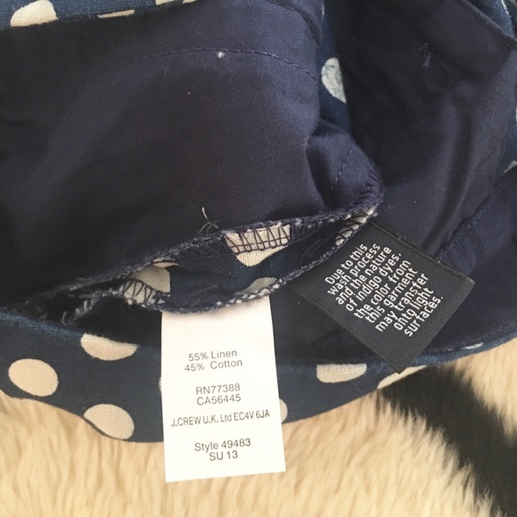 J. Crew Blue/White Polka Dot Shorts Size 0 - Picture 6 of 6
